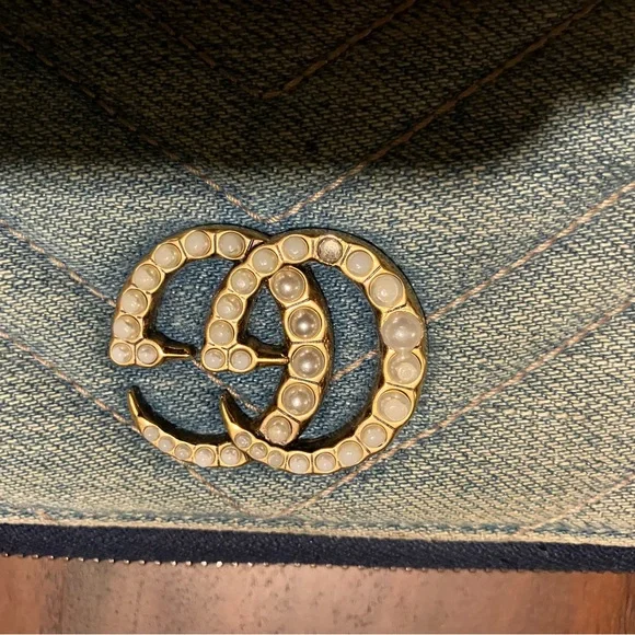 Gucci denim Quilted Women's Wallet - Picture 10 of 15